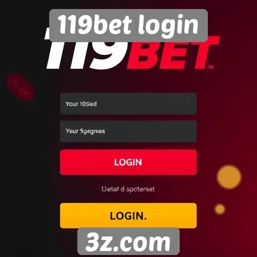 Guia de acesso ao site 119bet login