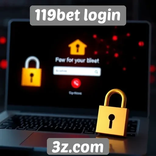 Segurança no acesso ao site 119bet login